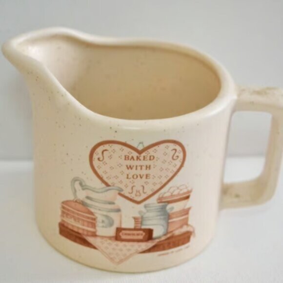 Vintage House Of LLoyd Baked With Love Creamer Sugar 1989 Dining Serveware - Picture 8 of 10